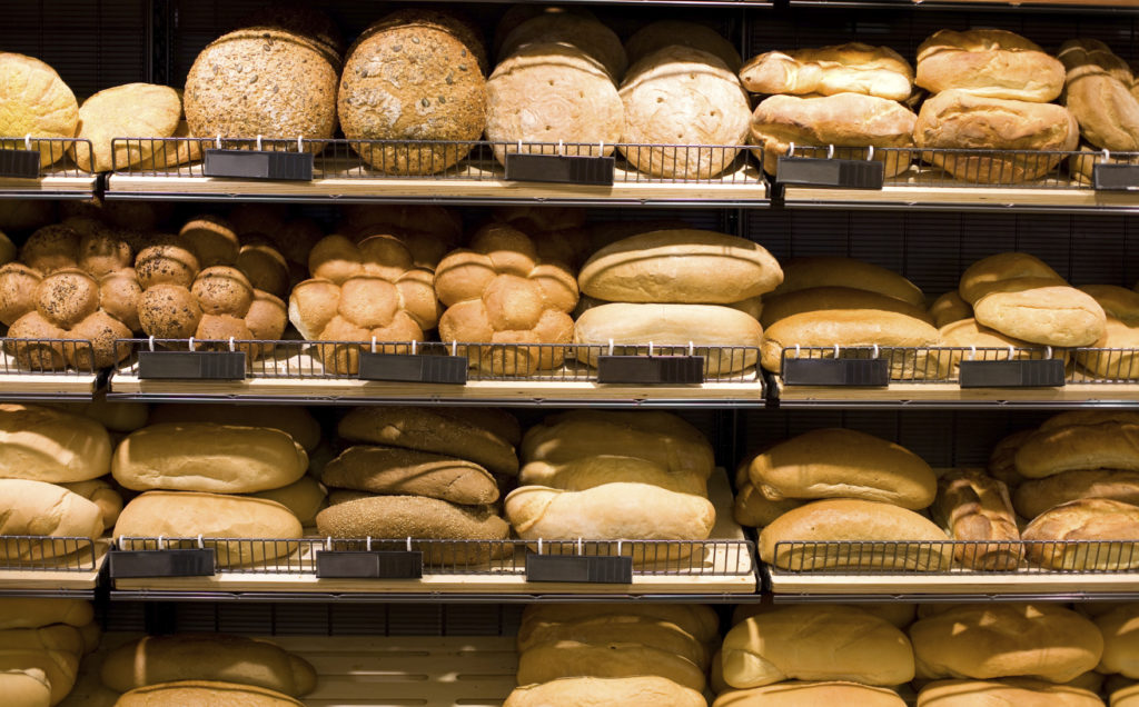 Loads of different breads