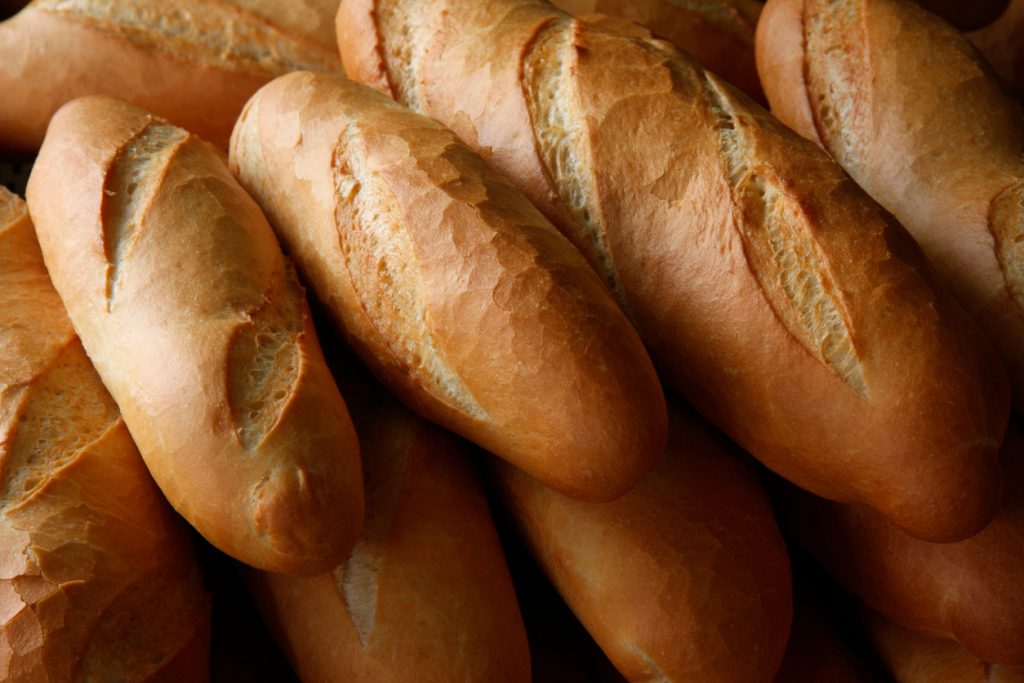 Lovely crusty mini-baguettes